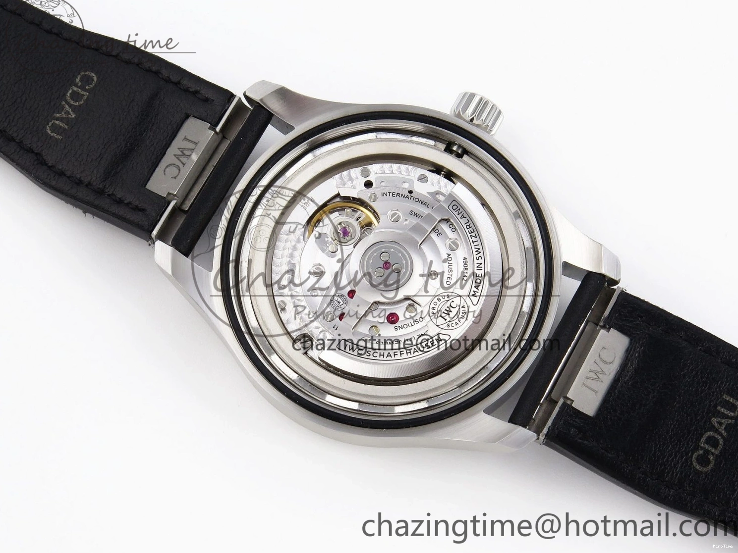 MIROTIME 0331 Pilot Mark XX IW328201 ZF 1:1 Best Edition Black Dial on Black Leather Strap A Affordable 7028